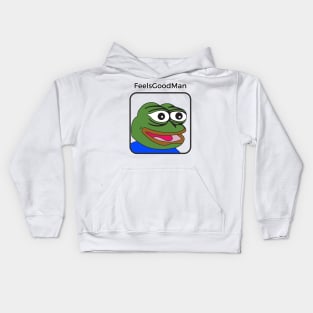 Pepe - Feels Good Man Kids Hoodie